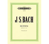 JS Bach Suiten : 6 Solo Suites for Cello BWV 1007-1012, ed. Hugo Becker, Peters edition (EP238)