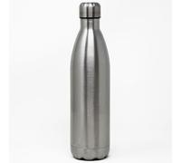 JS Gourmet 750ml Double Wall Stainless Steel Water Bottle with Leak-proof Silicone Cap, Lightweight, Reusable Insulated Metal Bottle, Keeps Beverages Hot or Cold