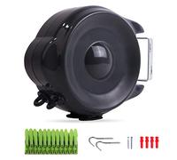 JS HANGER Retractable Clothesline Outdoor Indoor Laundry Line - 99 FT Double Lines Heavy Duty Wall Mounted Washing Line, Portable Clothes Drying Line with 24pcs Free Pegs (Black)
