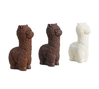 JS MOLD 3D Alpaca Silicone Mould Candle Casting Moulds, DIY Silicone Mould Candles, for Fondant, Chocolate, Epoxy Resin, Soy Wax, Soy Wax, Soap, Plaster, Crafts