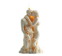 JS MOLD 3D Body Candle Mould Silicone, Hugging Silicone Moulds, Couple Hug 3D Candle Moulds, DIY Silicone Candle Making, Candles Silicone Mould Casting Mould Silicone Mould for Home Decoration (C)