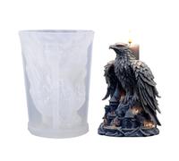 JS MOLD 3D Silicone Mould Eagle Castle Candle Holder, Gothic Casting Mould for Candles, Epoxy Resin & Decoration, Medieval Design for Fantasy Fans