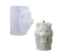 JS MOLD 3D Tiger Head Silicone Mould for Candles, Lion Head Candle Mould, Chinese Style Casting Mould, DIY Tiger Candle Making, Epoxy Resin Mould, Soap Mould, Gift for Animal Lovers