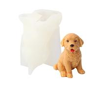 JS MOLD Animal Silicone Mould 3D Cat Mould Silicone Soap Mould, Animal Casting Moulds, Silicone Dog Candle Mould, DIY Silicone Mould for Making Cakes, Soaps, Fondant Cake Decoration Mould (5#)