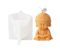 JS MOLD Candles Silicone Mould 3D Buddha Silicone Moulds DIY Buddha Candle Moulds 3D Buddha Figures Candles Casting Mould for Plaster, Soy Wax Candles, Craft Ornaments (04#)