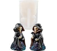JS MOLD Halloween Silicone Mould 3D, Candle Mould Skull Pumpkin Ghost Grim Reaper Halloween Pumpkin Mould, 3D Candle Mould Silicone, DIY Plaster Resin Chocolate Soap Mould (SGMJ1445)