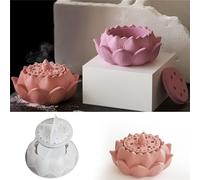 JS MOLD Lotus Candle Holder Silicone Mould, Candle Holder Mould Epoxy Resin Moulds Set, DIY Silicone Moulds, Casting Moulds, for Jewellery Cosmetics, Storage Box, Candle, Flower Pot