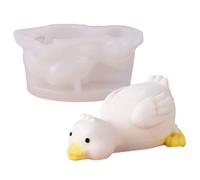 JS MOLD Mousse Cake Mold, Flat Lying Duck Mousse Cake Silicone Mould DIY Handmade Pudding Chocolate Mousse Cake