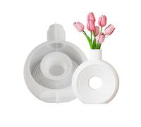JS MOLD Pack of 3 Circle Vase Silicone Moulds Epoxy Resin Moulds, DIY Vases Resin Moulds, Vase Casting Moulds, Epoxy Resin Moulds, for Making Vases, Pen Holders, Candle Holders (01#)