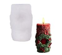 JS MOLD Silicone Candle Mould, 3D Silicone Moulds, Casting Moulds, Christmas Candle Moulds for Casting, Candle Moulds, DIY Candle Moulds, Silicone for DIY Scented Candle, Christmas Decoration (SD-197)