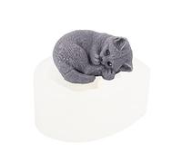 JS MOLD Silicone Mould Animals 3D, Cat Shape Silicone Soap Mould, Animal Casting Moulds, Silicone Dog Candle Mould, Epoxy Resin Moulds for Cakes, Soaps, Fondant, Cake Decoration Mould (3#)