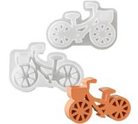 JS MOLD Silicone Mould Bicycle Design, DIY Casting Mould for Home Decor, Handmade Bicycle Decoration for DIY