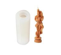 JS MOLD Silicone Mould Candle, Silicone Moulds Casting Moulds 3D Man Woman Hug Candle Mould, DIY Silicone Mould Candle Casting Moulds for Making Scented Candle Chocolate Handmade Soap (03#)