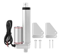 JS - TGZ - U1 DC 12V 1000N Linear Actuator, Electric Linear Actuator with 150-500mm Adjustable Stroke, IP54 Sealed All - Aluminium Housing, for Automotive Medical and Industrial (Stroke 150mm)