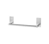 JS Towel Holder 30 cm Silver Stainless Steel Self-Adhesive Wall Mounted