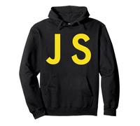 JS Yellow Text Design for JavaScript Developers/Programmers Pullover Hoodie