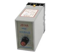 JS14A AC 220V On Delay DPDT Time Relay 220VAC Timer With Socket 5s 10s 30s 60s 120s(10s)