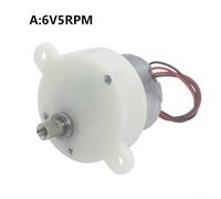 JS30 Gear Motor DC 3V/6V Plastic Geared Motor 5RPM / 100RPM for Automation Equipment, Display Stands & Electric Toys - 70x50x50mm(A)