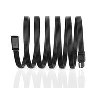 JSADZKJ 90 Degree USB C to C Cable,USB 2.0 Type C Flat Cord,Left/Right Angle Type C Male to Female Extension Cable Support Charging and Data Transfer for Laptop,Phones,Car 1M (Right Angle to Female)