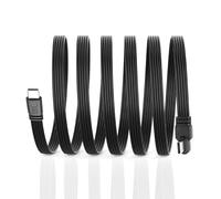 JSADZKJ 90 Degree USB C to C Cable,USB 2.0 Type C Flat Cord,Left/Right Angle Type C Male to Male Extension Cable Support Charging and Data Transfer for Laptop,Phones,Car 1M (Right Angle to Male)