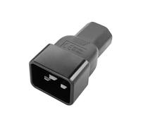 JSADZKJ C13 to C20 Server Power Plug Adapter 10A 250V IEC320 C13 Socket to IEC320 C20 Plug Heavy Duty AC Connector 3Pin C13 to C20 PC Power Extender, for Computer PDU UPS Monitor Home Appliance