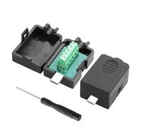 JSADZKJ Solderless Quick-Install Micro-USB Terminal Connector,Dual USB Micro Screw-Terminal Adapter Micro to 5-Pin Solderless Electronic Connection Module,Suitable for Phone,Camera,etc