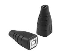 JSADZKJ USB B to USB C Adapter USB-C Fmale to Printer Female Converter Data Sync & Charging Type C to USB B 2.0 Printer Adapter for Printers.Scanners Fax Machines 2Pcs (Female to Female)