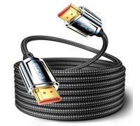 JSAUX 10K 8K HDMI 2.1 Cable 5M, 48Gbps Ultra High Speed Long HDMI Cable, (10K@60Hz 8K@120Hz 4K@240Hz) HDMI Cable, eARC HDR10 HDCP 2.2 & 2.3 3D, Compatible with PS5/HDTV/Xbox/Roku TV/Monitor/Blu-ray