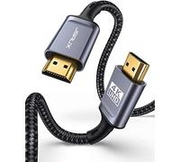 JSAUX 4K HDMI Cable 5M, HDMI to HDMI Cable Ultra High Speed 18Gbps HDMI 2.0 | 4K@60Hz HDMI Lead with HDR, HDCP 2.2, Ethernet, 3D, ARC Compatible with Fire TV, Apple TV, PS5, Xbox, PC Monitor, Projector