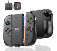 JSAUX Battery Charging Grip for Switch 2 JoyPads with Front Cover