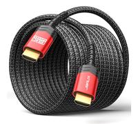 JSAUX Long HDMI Cable Fiber Optic 10M, 8K 48Gbps Ultra High Speed Slim HDMI Braided Nylon 8K@60Hz 4K@120Hz