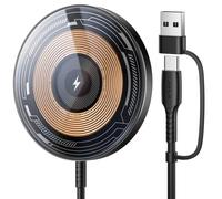 JSAUX Magnetic Wireless Charger for MagSafe Charger, for iPhone 17/16/15