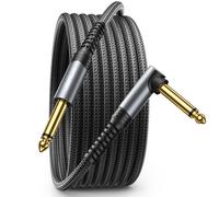 JSAUX Professional Guitar Cable 1M, Braided Guitar Lead Instrument Cab