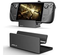 JSAUX Stand Compatible with Official Steam Deck Dock and Steam Deck/Steam Deck OLED/ROG Ally with Case, Frosted Aluminum Alloy Playstand for Steam Deck, Anti-Slip Holder for Valve Steam Deck/ROG Ally