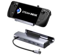 JSAUX Steam Deck Dock, 6-in-1 for Steam Deck OLED/ROG Ally X/Legion Go (S)