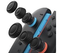 JSAUX Thumb Grips for Nintendo Switch 2 (2025 Upgraded Anti-Slip), Thumb Grip Caps, Ergonomic Design, Enhanced Gaming Grip, Comfortable & Durable, Joycon Grip Stick Cover - Black, 3Pairs(6pcs)
