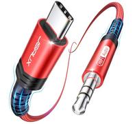 JSAUX USB C to Aux Cable 1M USB C to 3.5mm Jack Headphone HiFi Stereo DAC