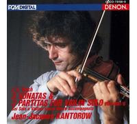 Jsbach: 3 Sonatas & Partitas for Vio by Jean-Jacques Kantorow (2010-09-22)