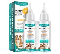 JSBNQRMZ Ear Care For Dogs,2PCS (50mlx2) Ear Cleaner For Dogs Provides Relief For Yeast Infection,Itching And Odours-Ear Drops for Dogs Is An Antibacterial Dog Ear Cleaner For Puppy,Cats And Dogs