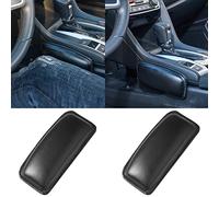 JSCARLIFE 2 Pack Universal Car Center Console Knee Cushion Soft Pad, Door Armrest Protective Pad Soft Leather Armrest Pillow