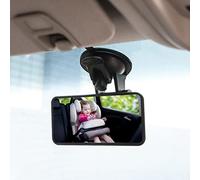 JSCARLIFE Baby Car Mirror, 360 ° Adjustable Baby Car Seat Mirror,Crystal Clear view Car Inside Mirrors,100% Shatterproof Safe Rear View Mirrors Car Accessories For Back Facing Child Seat