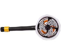 JSCARLIFE Black Car Auto Rotary Wash Brush Premium Water-Powered Turbine For Washing Car, Washing Blanket, Washing Wall, Washing Windows and More