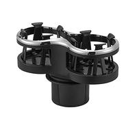 JSCARLIFE Car Cup Holder, 2 in 1 Multifunctional for Cars with Adjustable Base and Movable Bracket, Fits Most Hydro Flask and Bottles