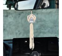 JSCARLIFE Disco Ball Car Accessory, Hanging Disco Ball Car Mirror Hanger Ornament Rear View Mirror Hanging Bling Car Charm With Hanging String Car Decor Ornament Pendent for Women Girls (Style 2)
