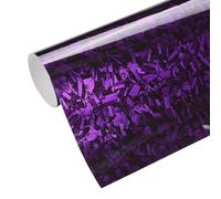 JSCARLIFE Forged Car Vinyl Wrap Sticker, Adhesive Wrap Vinyl Roll for Full Car Bubble Free Self-Adhesive Paint Protection Film Cars Interior Decals for Cars Styling (Purple, 152x60 CM)