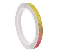 JSCARLIFE Reflective Tape, PVC High Intensity Reflective Safety Warning Sticker Waterproof Design Self-adhesive Outdoor Marking Tape for Cars Signs Equipment Commercial Places Night (Colorful)