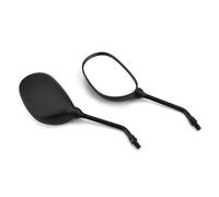 JSCARLIFE Universal Motorbike Mirror,360 Degrees Ball-Type Adjustment Rear View Mirror Fit For H-onda ATV Dirt Bike Scooter Kawasaki Cruiser Suzuki Victory and More (Round)