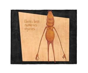 Jschlatt Marcus The Worm Funny Meme Throw Blanket, There's Been Numerous Injuries, Hello Robert, Where is Jimbo James, I'm Looking for Jimbo James Blanket for Women Men 60" x 50" (150cm x 130cm)