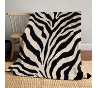 JSCWDET Animal Print Blanket,Light Beige Soft Fleece Flannel Throw Blanket Lightweight Cute Comfy Warm Tiger Print Blankets For Couch Sofa Bed Office 30"×40"