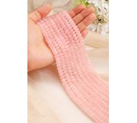 JSDDE Crystal Gemstone Beads for Bracelet Necklace Making Kit, Rose Quartz Crystals Beads for Jewellery Making Loose Stone Bead DIY Crafts